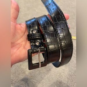 Ladies black belt size 14